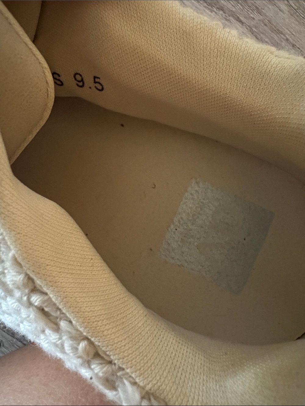 Dolce Vita Cream Knit Lace-Up Sneakers - Picture 4 of 5